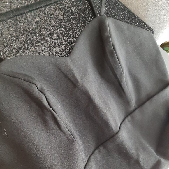 CRYSTAL DOLLS Women's Black Mini Cocktail Body Con Dress NWOT - Picture 6 of 7